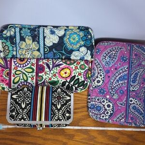 Assorted Vera Bradley Bundle Tablet Case, Makeup Bag & 2 Hot Iron Covers